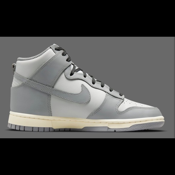 Nike Dunk High Grey Sail Size 10W/8.5M - Picture 3 of 5